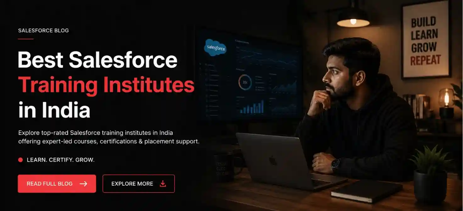Best Salesforce training institutes in India offering certification, live projects, and placement support